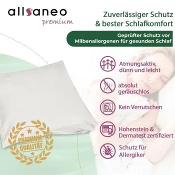 allsaneo premium Encasing Kissenbezug 40x80 cm